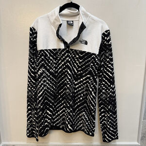 The North Face Glacier 1/4 Quarter Snap Fleece Pullover Youth Girls Size XL